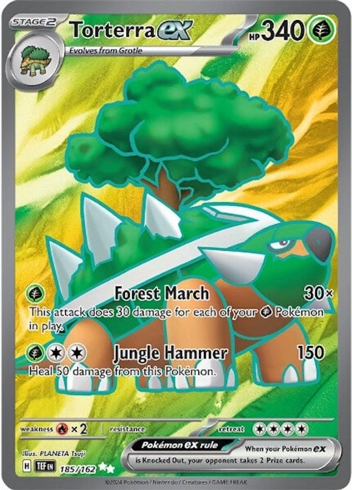 Torterra ex - [  185/162 ] - Ultra Rare - Pokemon SV05 Temporal Forces
