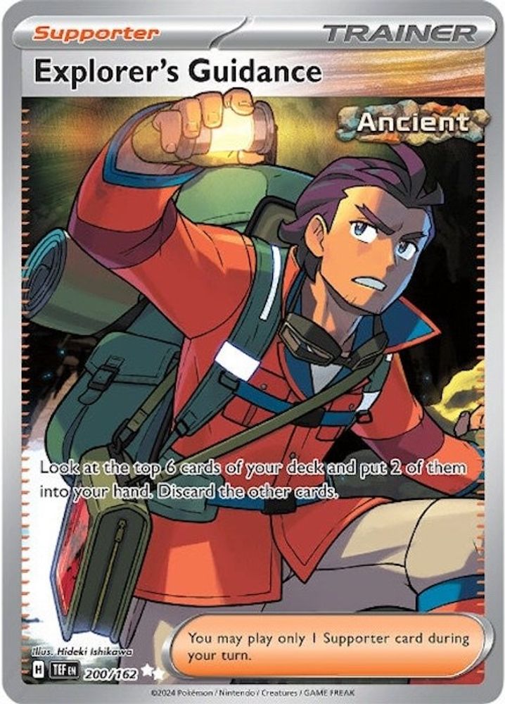 Explorer's Guidance - [  200/162 ] - Ultra Rare - Pokemon SV05 Temporal Forces