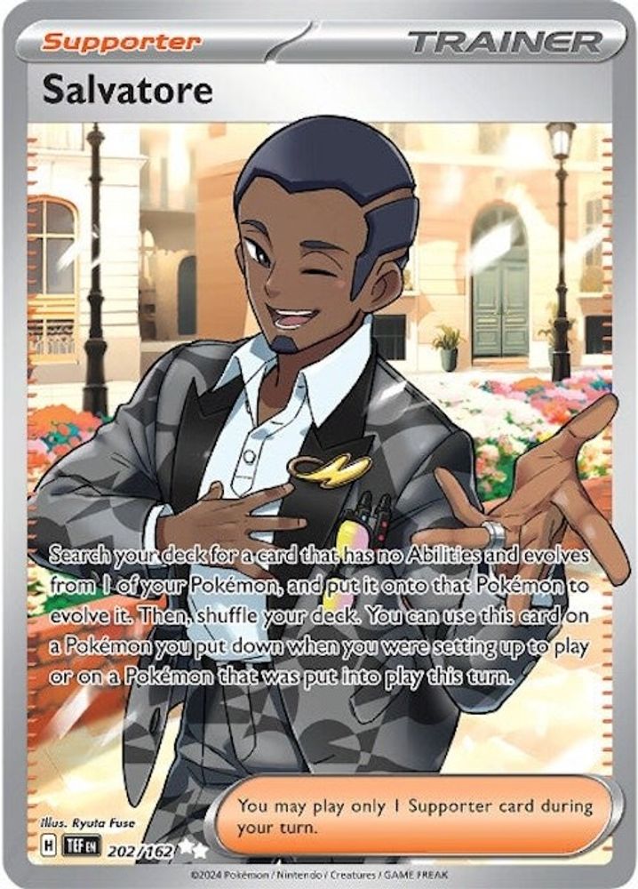 Salvatore - [  202/162 ] - Ultra Rare - Pokemon SV05 Temporal Forces