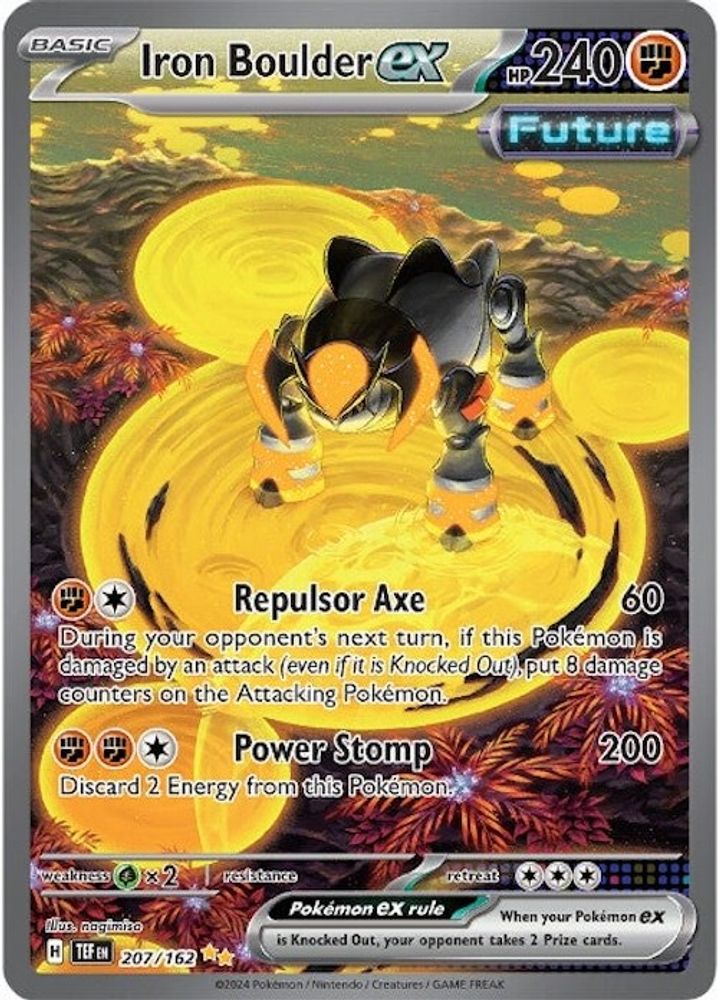 Iron Boulder ex - [  207/162 ] - Special Illustration Rare - Pokemon SV05 Temporal Forces