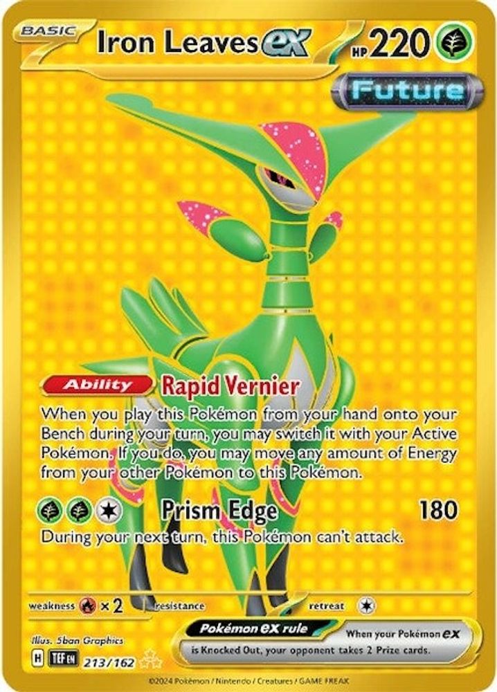 Iron Leaves ex - [  213/162 ] - Hyper Rare - Pokemon SV05 Temporal Forces