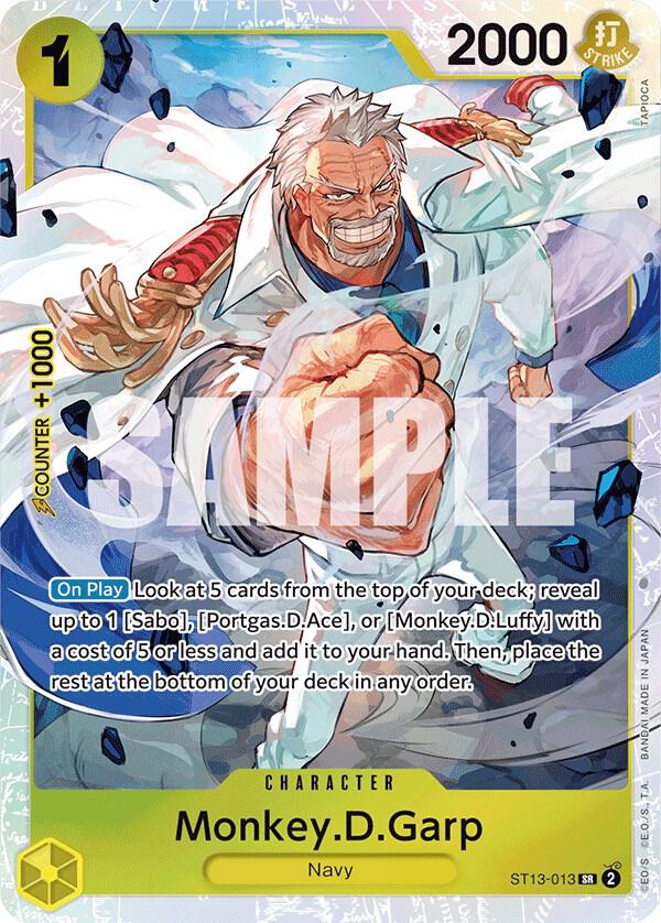 Monkey.D.Garp - ST13-013 - Ultra Deck: The Three Brothers Promo