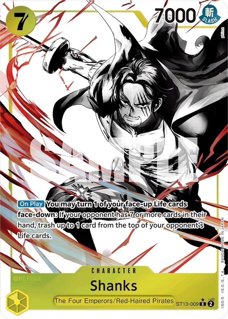 PARALLEL Shanks - ST13-009 - Ultra Deck: Three Brothers