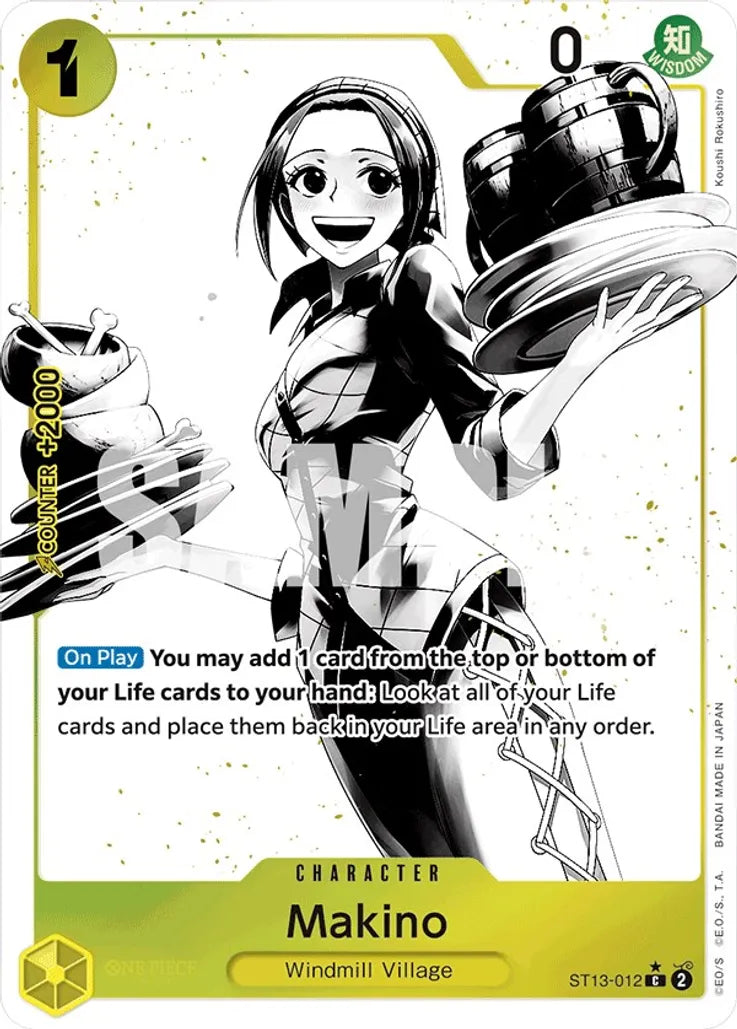 ALTERNATE ART PARALLEL Makino - ST13-012 - Starter Deck 13: Three Brothers