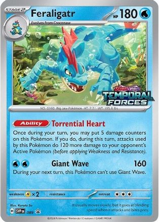 Feraligatr - SVP 089 - Pokemon SV Scarlet & Violet Promo