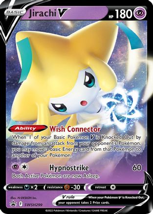 Jirachi V - SWSH299 - Pokemon SWSH Sword & Shield Promo