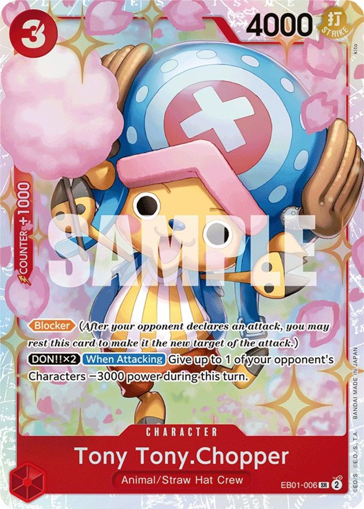 Tony Tony.Chopper (EB01-006) Super Rare - One Piece Extra Booster: Memorial Collection