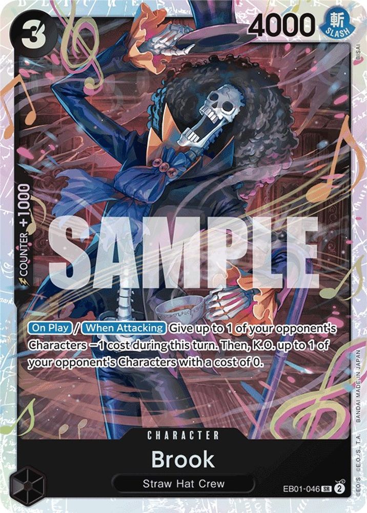 Brook (046) (EB01-046) Super Rare - One Piece Extra Booster: Memorial Collection