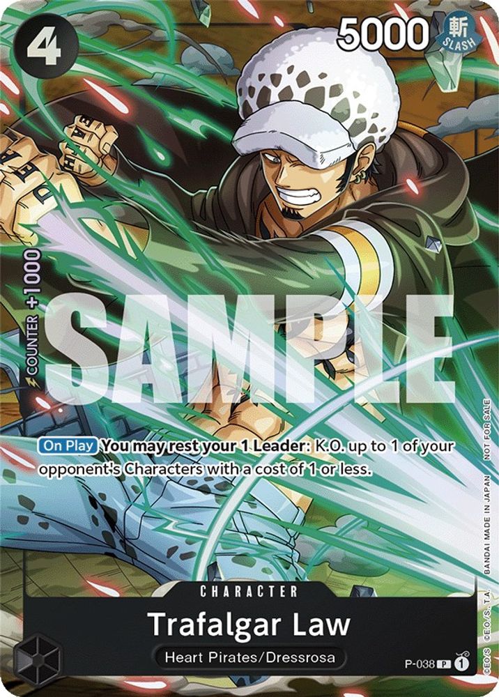 Trafalgar Law - P-038 - One Piece Event Pack Vol. 4 Promo