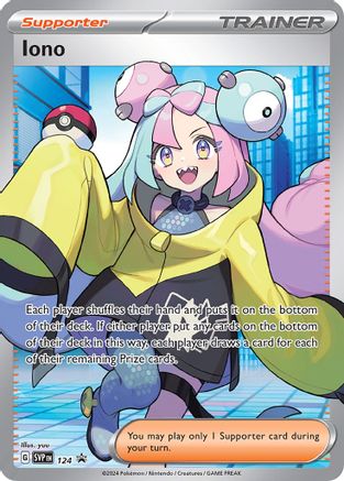 Iono - SVP 124 - Pokemon SV Scarlet & Violet Promo