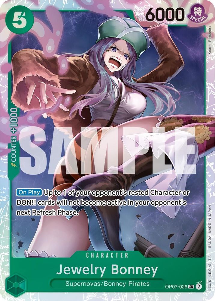 Jewelry Bonney (026) (OP07-026) Super Rare - One Piece 500 Years in the Future