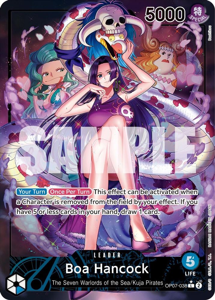 [ALTERNATE ART] Boa Hancock (038) (OP07-038) L - One Piece 500 Years in the Future