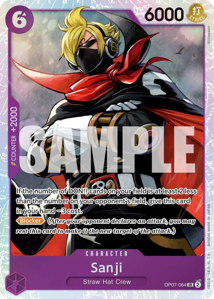 Sanji (OP07-064) Super Rare - One Piece 500 Years in the Future