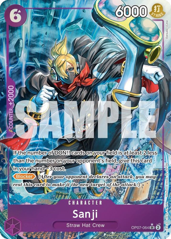[ALTERNATE ART] Sanji  (OP07-064) SR - One Piece 500 Years in the Future