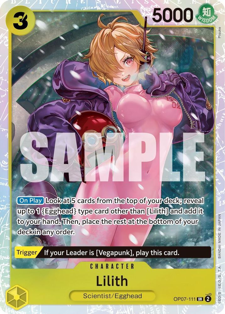 Lilith (OP07-111) Super Rare - One Piece 500 Years in the Future
