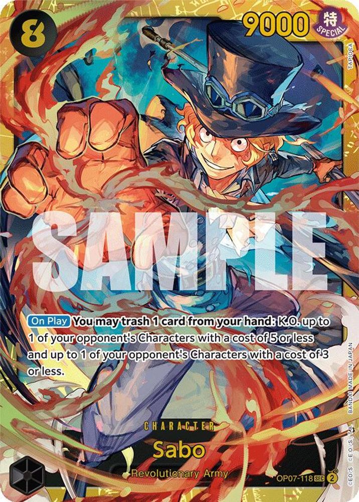 Sabo (OP07-118) Secret Rare - One Piece 500 Years in the Future