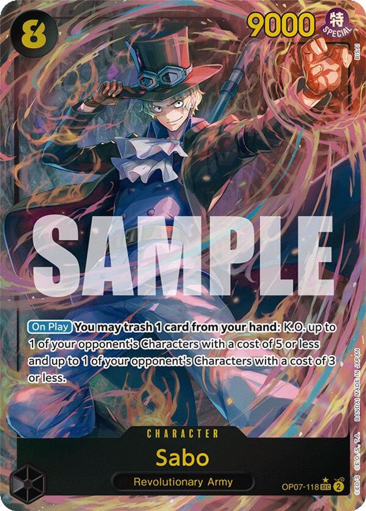 [ALTERNATE ART] Sabo  (OP07-118) SEC - One Piece 500 Years in the Future