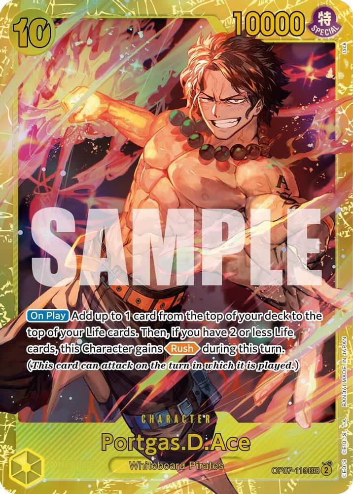 Portgas.D.Ace (119) (OP07-119) Secret Rare - One Piece 500 Years in the Future