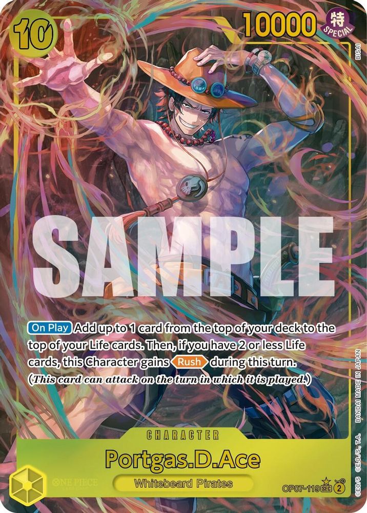 [ALTERNATE ART] Portgas.D.Ace (119)  (OP07-119) SEC - One Piece 500 Years in the Future