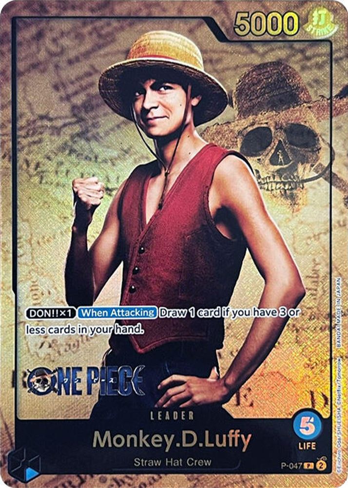 Monkey.D.Luffy - P-047 - One Piece Premium Card Collection -Live Action Edition- Promo
