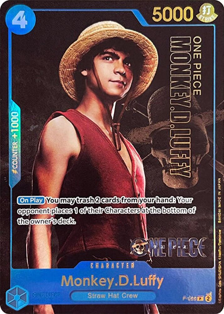 Monkey.D.Luffy - P-055 - One Piece Premium Card Collection -Live Action Edition- Promo