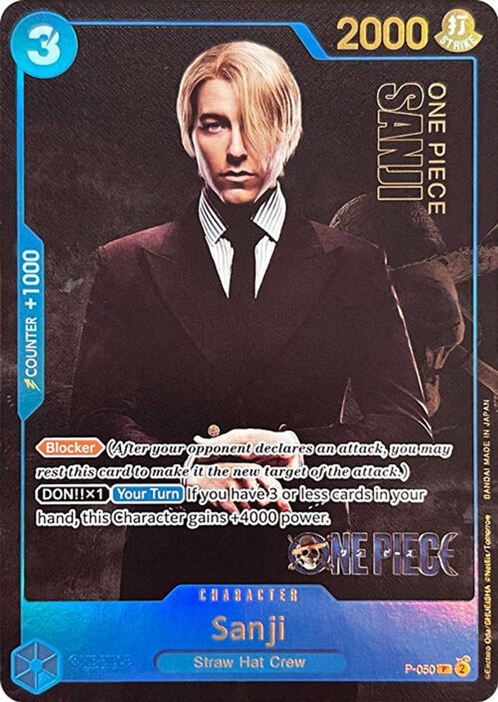 Sanji - P-050 - One Piece Premium Card Collection -Live Action Edition- Promo