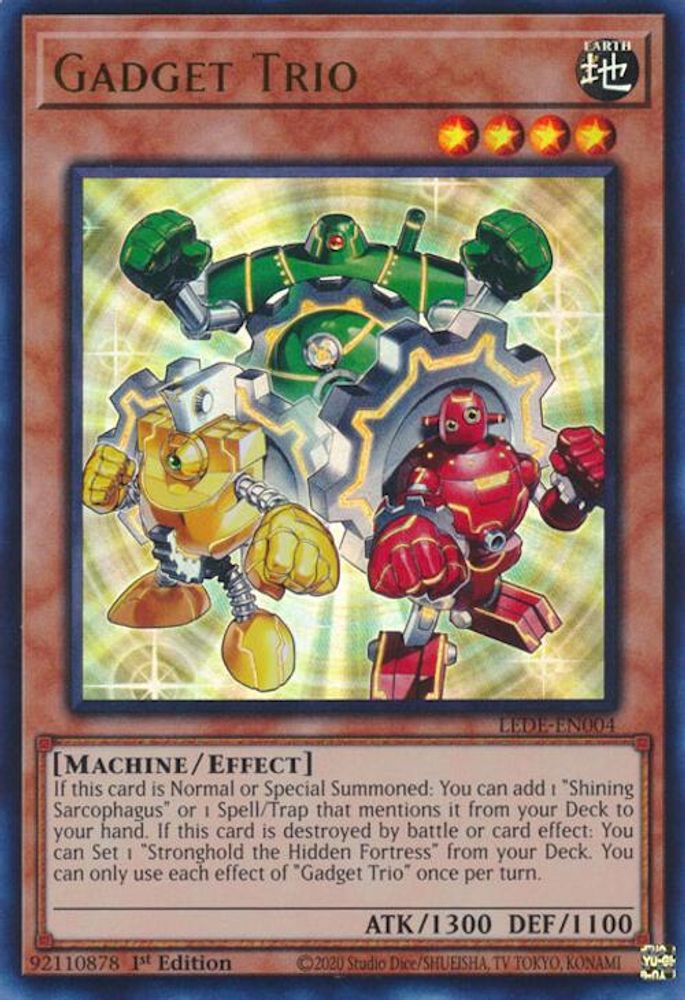 Gadget Trio - (LEDE-EN004) Ultra Rare - 1st Edition