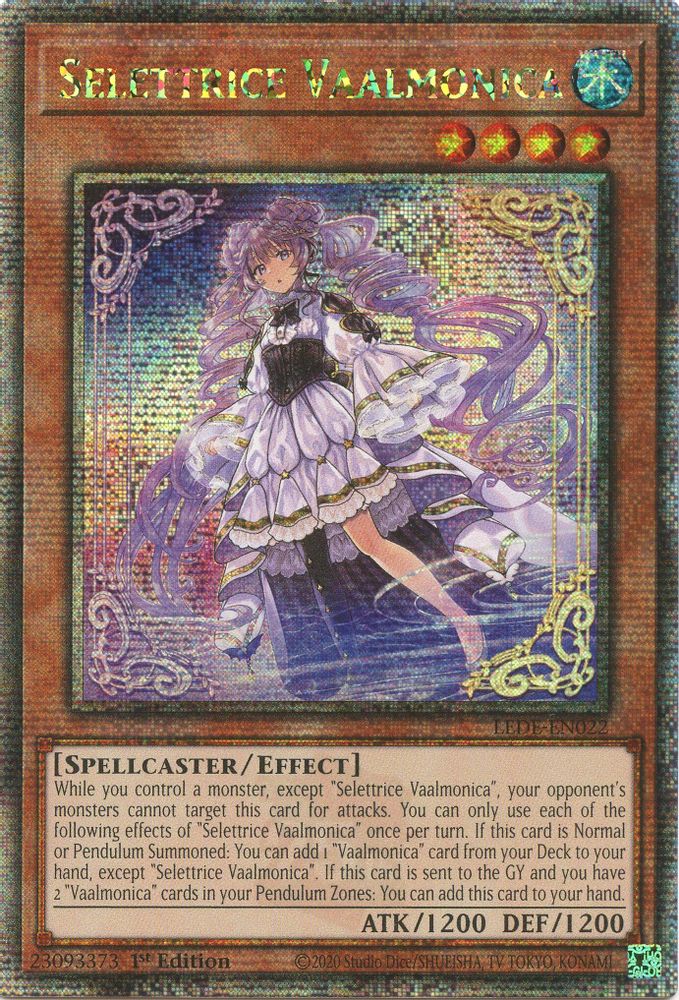 [QUARTER CENTURY RARE] Selettrice Vaalmonica (Quarter Century Secret Rare) - (LEDE-EN022) - 1st Edition