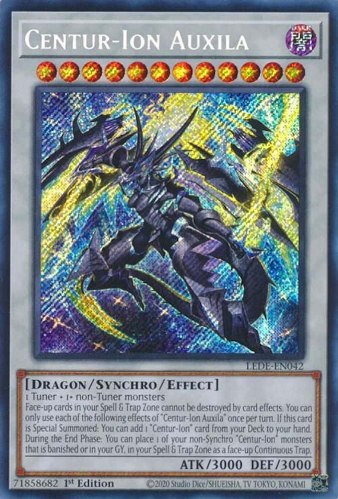 Centur-Ion Auxila - (LEDE-EN042) Secret Rare - 1st Edition