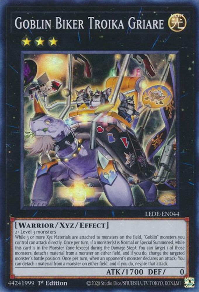 Goblin Biker Troika Griare - (LEDE-EN044) Super Rare - 1st Edition