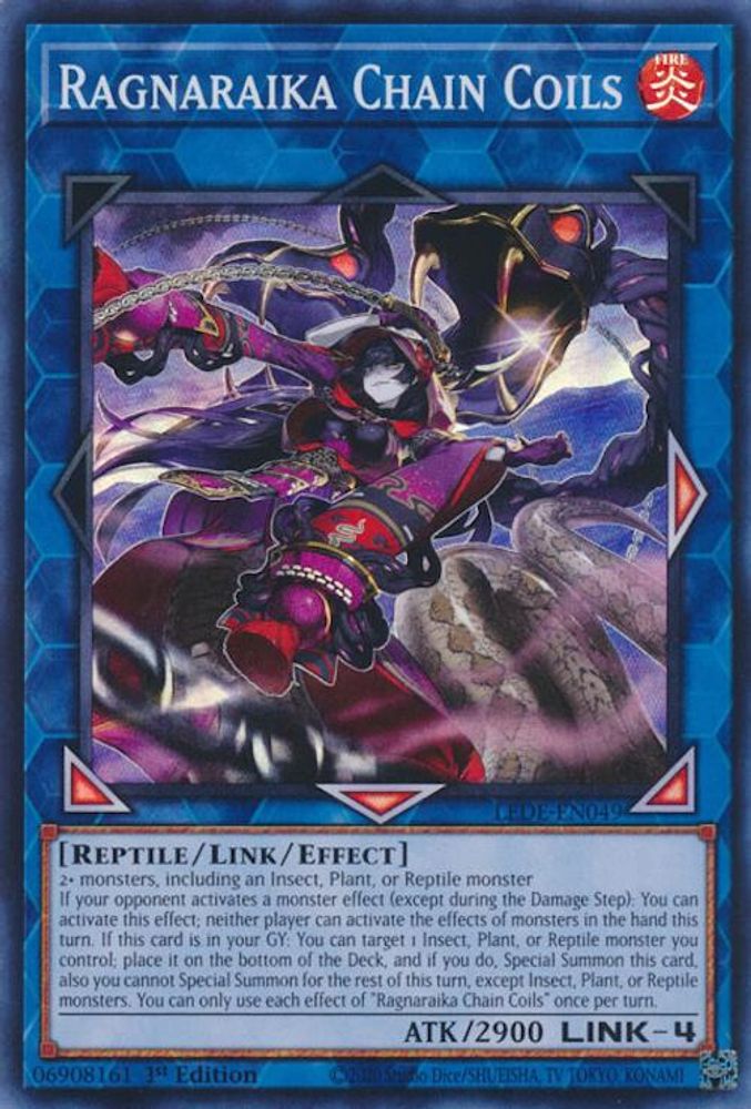 Ragnaraika Chain Coils - (LEDE-EN049) Super Rare - 1st Edition