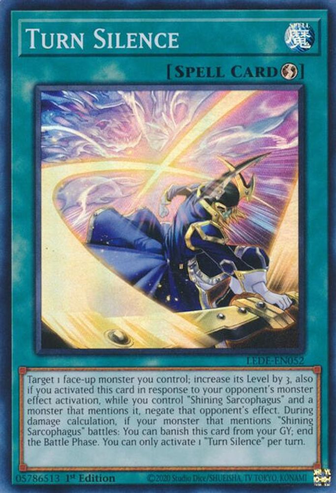 Turn Silence - (LEDE-EN052) Super Rare - 1st Edition