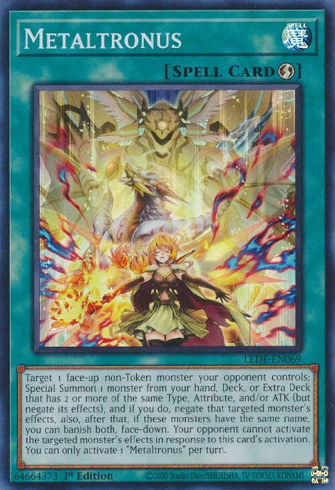 Metaltronus - (LEDE-EN069) Super Rare - 1st Edition