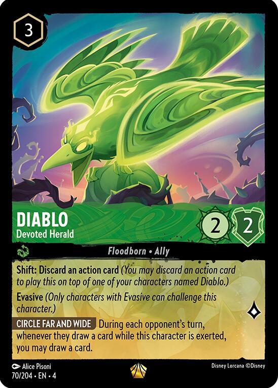 COLD FOIL Diablo - Devoted Herald - 070/204 - Legendary Ursula's Return