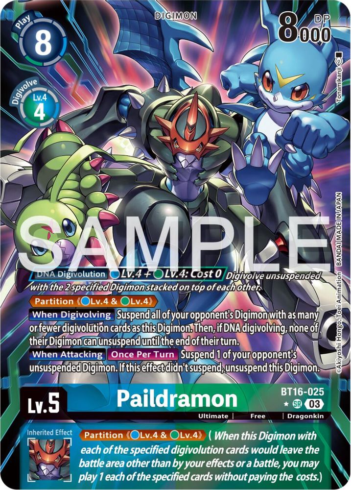 Paildramon (Alternate Art) (BT16-025) SR★ - Digimon Beginning Observer
