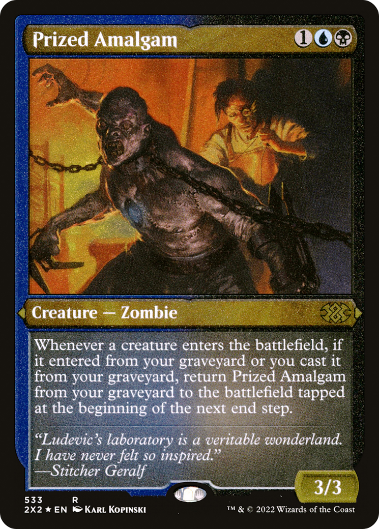 [ EF ] [FOIL] Prized Amalgam (Foil Etched) #533 - RARE 2X2 - Double Masters 2022