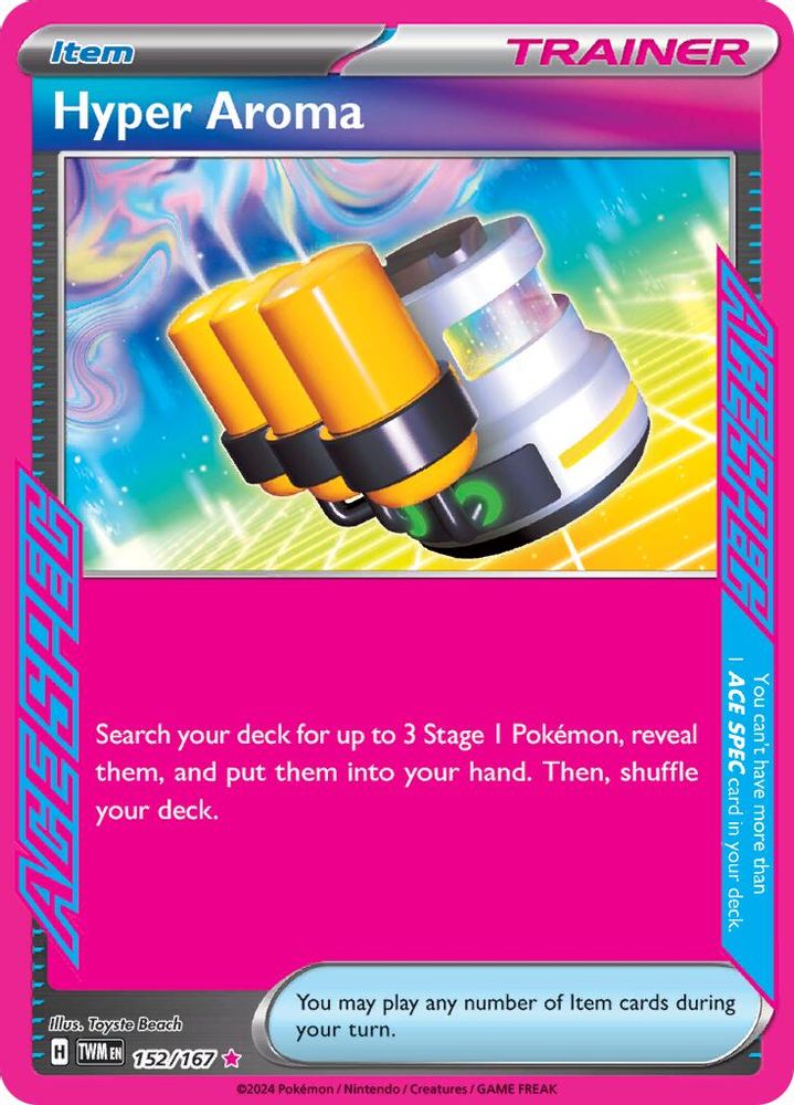 Hyper Aroma - [  152/167 ] - ACE SPEC Rare - Pokemon SV06 Twilight Masquerade