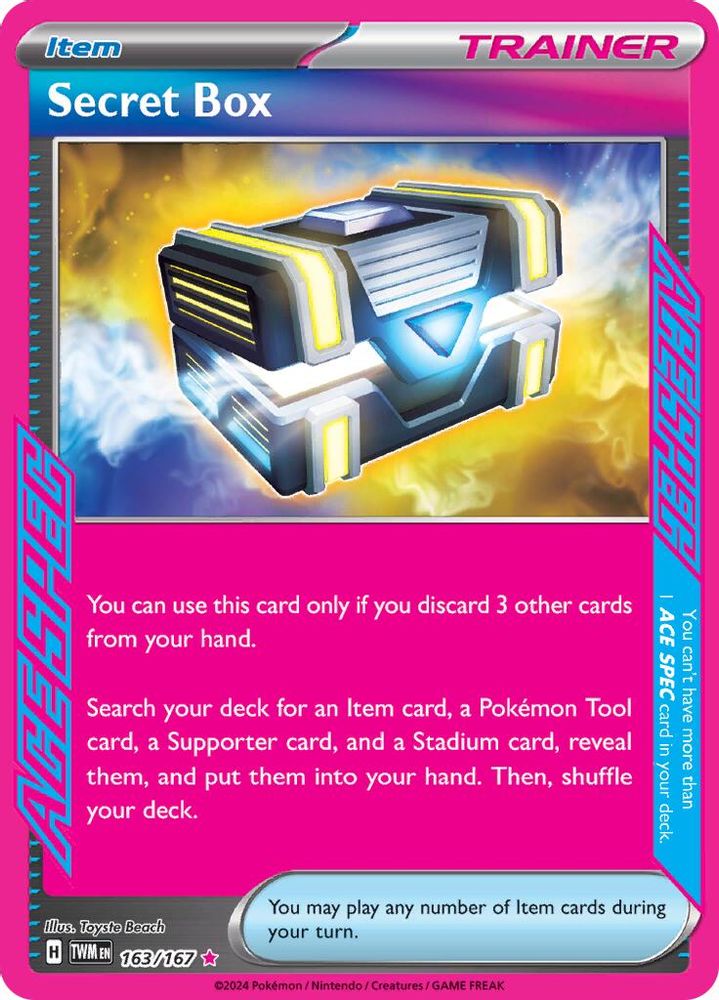 Secret Box - [  163/167 ] - ACE SPEC Rare - Pokemon SV06 Twilight Masquerade