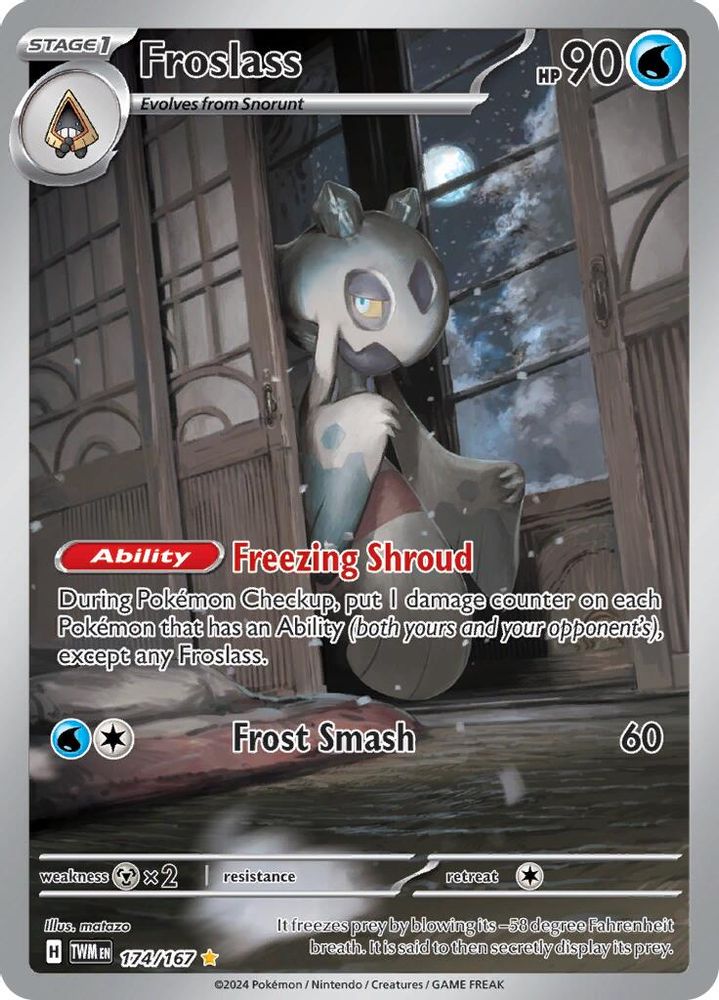 Froslass - [  174/167 ] - Illustration Rare - Pokemon SV06 Twilight Masquerade