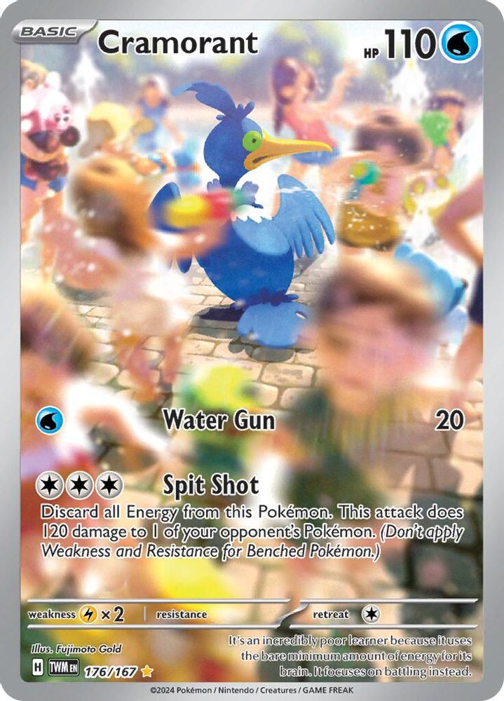 Cramorant - [  176/167 ] - Illustration Rare - Pokemon SV06 Twilight Masquerade