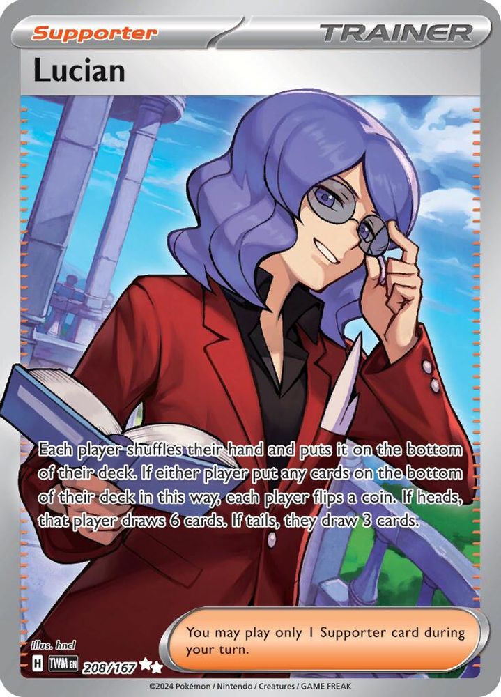 Lucian - [  208/167 ] - Ultra Rare - Pokemon SV06 Twilight Masquerade