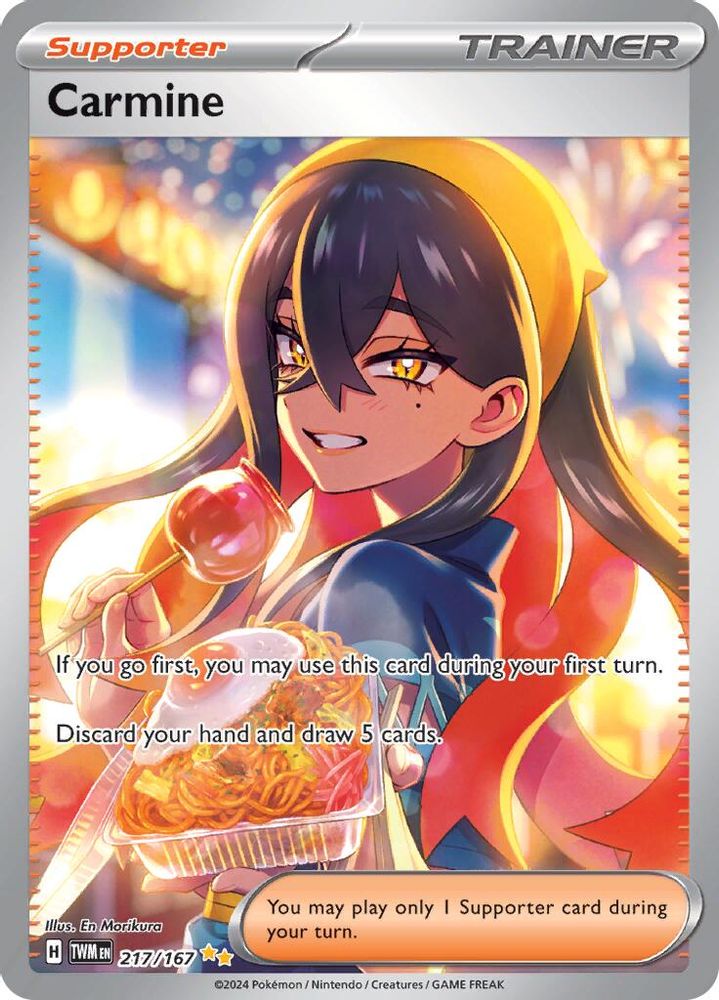 Carmine - [  217/167 ] - Special Illustration Rare - Pokemon SV06 Twilight Masquerade