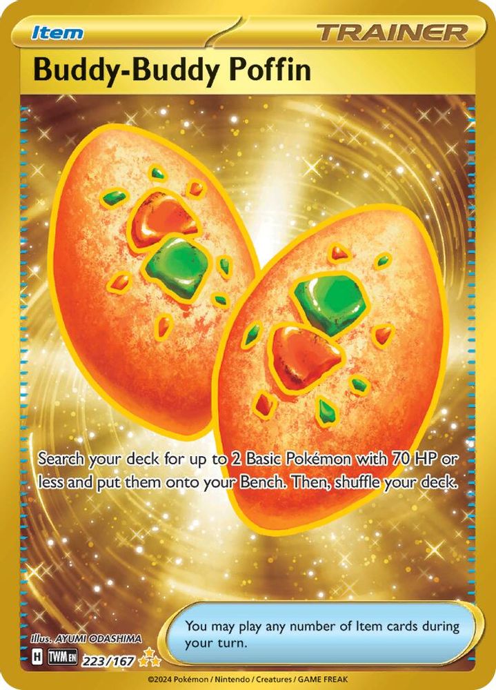 Buddy-Buddy Poffin - [  223/167 ] - Hyper Rare - Pokemon SV06 Twilight Masquerade