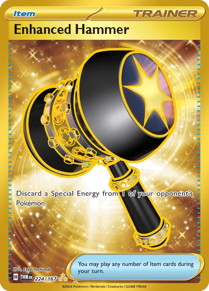 Enhanced Hammer - [  224/167 ] - Hyper Rare - Pokemon SV06 Twilight Masquerade
