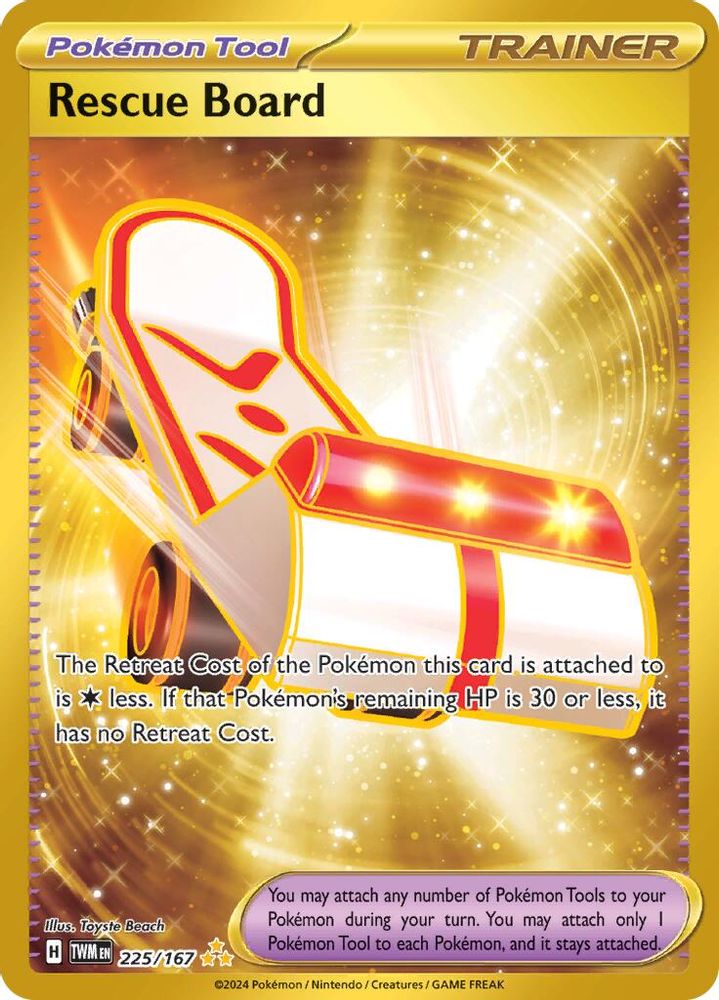 Rescue Board - [  225/167 ] - Hyper Rare - Pokemon SV06 Twilight Masquerade