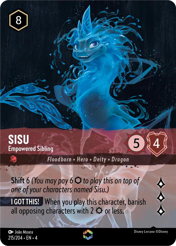 ENCHANTED Sisu - Empowered Sibling - 215/204 - Enchanted - Lorcana Ursula's Return
