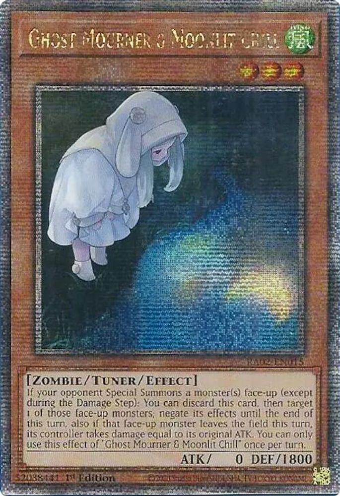 [QUARTER CENTURY] Ghost Mourner & Moonlit Chill (Alternate Art) (Quarter Century Secret Rare) - (RA02-EN015) - 1st Edition