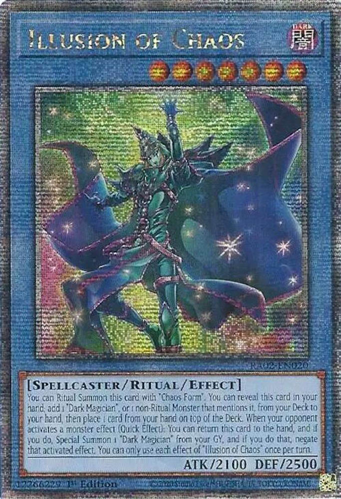 [QUARTER CENTURY] Illusion of Chaos (Quarter Century Secret Rare) - (RA02-EN020) - 1st Edition
