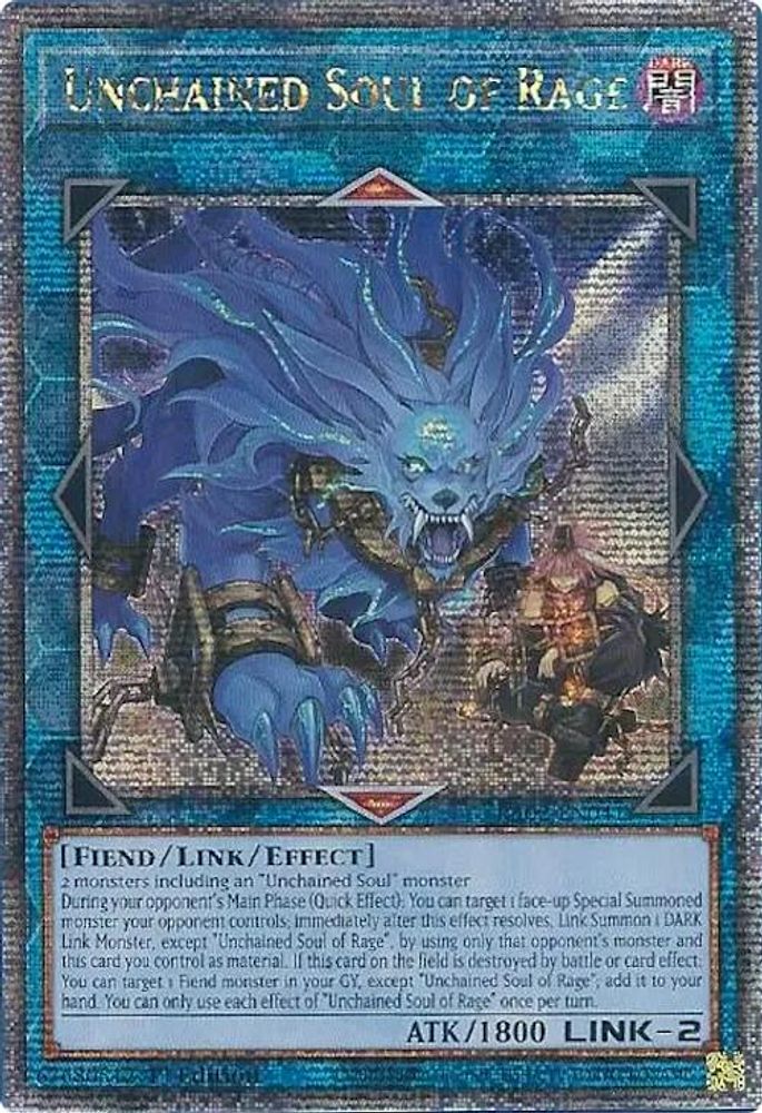 [QUARTER CENTURY] Unchained Soul of Rage (Quarter Century Secret Rare) - (RA02-EN041) - 1st Edition