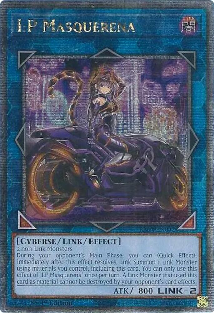 [QUARTER CENTURY] I:P Masquerena (Alternate Art) (Quarter Century Secret Rare) - (RA02-EN042) - 1st Edition